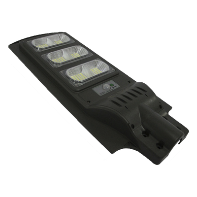 Luminaria Solar LED Urbana / 120 W / Flujo 2500-12500 lm / Sensor de Movimiento 8 m (26.2 ft) / Luz Fría 6500 K / Ángulo 120°