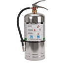 Extintor de Agente Químico Líquido / Especializado Fuegos Clase K / Capacidad 6 L (1.6 gal) / UL / ULC / Acero Inoxidable y Latón