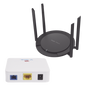 Kit 2 ONU Bridge V-Sol, Dual GPON/EPON con Router Home Wi-Fi Ideal para distribuciones WISP de mayor cobertura Wi-Fi en Hogares y Oficinas