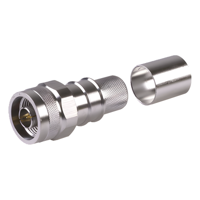 Conector N Macho Plegable con Pin Cautivo para cable LMR600, LP600