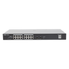 Switch PoE+ No Administrable / 18 Puertos Gigabit / 2 Uplinks SFP 1G / 247 W / Conmutación 36 Gbps / Protección 4 kV