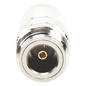 Adaptador en Línea de Conector TNC Macho a N Hembra, Níquel/ Oro/ Teflón.