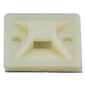 Montaje-Sujetador Adhesivo STRONGHOLD de 4 Vías de 3/4\" x 3/4\" x 1/4\", Color Natural,  Nylon 6.6 Retardante de Llamas V-2, Paquete de 100pz
