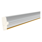 Mástil de Aluminio para Barrera / 4 m (13.1 ft) / 90 x 35 mm / Blanco / LED Rojo/Verde