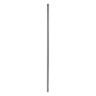 Poste de Esquina para Cerca Electrificada / 6 Aisladores / Acero Galvanizado Cal. 18 / Altura 1.4 m (4.6 ft) / Pintura Negrra Electroestática
