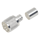 Conector UHF Macho / Anillo Plegable / RG-8, RG-213/U, BELDEN 8237, 8267 / Cuerpo Bronce Niquelado