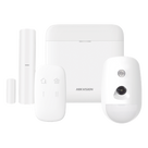 Kit de Alarma Inalámbrica / 48 Zonas / PIR con Cámara 640x480 / Cifrado AES-128 / Wi-Fi / Batería de Respaldo 3 Años
