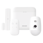 (AX PRO) KIT de Alarma AX PRO / Incluye: 1 Hub con bateria de respaldo / 1 Sensor PIR con Cámara / 1 Contacto Magnético / 1 Control Remoto / WiFi / Compatible con Hik-Connect P2P