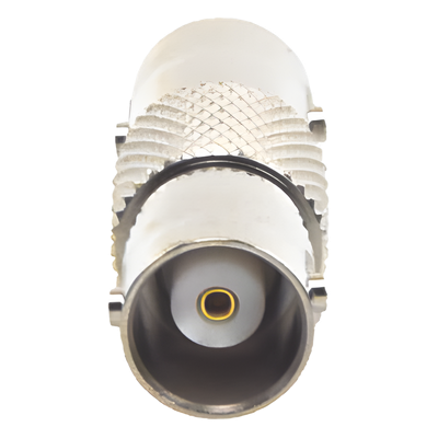 Adaptador Barril / BNC Hembra a BNC Hembra / 50 Ohm / Níquel-Oro-Polipropileno / 35.5 mm (1.16 ft)