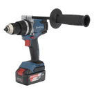 Rotomartillo Inalámbrico 20V / Motor Brushless / Broquero 1/2 in / 120 Nm Par Máximo / 2 Baterías 4.0Ah con Cargador y Maletín