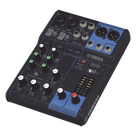 Mezcladora de Audio / 6 Canales / 2 Entradas de Micrófono / 6 Entradas de Línea / Phantom +48 V / Chasis Metálico Compacto