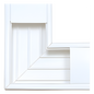 Sección en \"L\" color blanco de PVC auto extinguible,  para canaleta TEK100 (5576-12100)