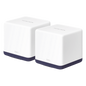 KIT de Sistema Inalámbrico H50G Mesh / Doble banda 2.4GHz y 5GHz AC 1900Mbps / 3 Puertos 10/100/1000 Mbps / Control vía App / Roaming Continuo