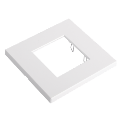 Marco Embellecedor Individual / 91 x 85 x 7 mm / Apertura 44 x 44 mm / Compatible con 10+ Módulos Helpnex / IP / PoE