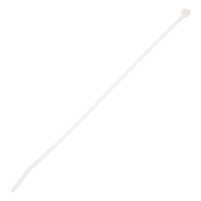 Cincho de Nylon 6.6, Color Natural, 292 mm largo x 4.8mm de ancho, Sección Transversal Estándar, Paquete de 1000 Piezas