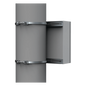 Kit de Fijación para Postes / Enclosure Pole Fixation / Acero Galvanizado / Carga Máxima 900 N / Diámetro Poste 80-250 mm (3.15-9.84 in) / 2 Perfiles + Accesorios