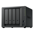 NAS 4 Bahías / Expandible a 9 Bahías / 2 Puertos 2.5GbE / 2 Ranuras M.2 NVMe / Procesador AMD Ryzen V1500B / 4 GB DDR4 ECC / Escritura Secuencial 565 MB/s / RAID Híbrido