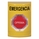 Botón de Emergencia Multifuncional / Acción Mantenida / LED Multicolor / UL/cUL/ADA / Diseño Antivandálico / Uso Interior-Exterior