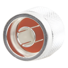 Conector Coaxial N Macho / Anillo Plegable / Bronce Plateado / Contacto Oro / Teflón / RG-8/X, LMR-240, Belden 9258