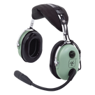 Auriculares de Aviación / Atenuación de Ruido Pasivo 23 dB NRR / Micrófono Electret Amplificado M-7A / Diseño Ligero / Compatible Aviación General y Estándares Militares