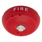 Lámpara estroboscópica LED para techo, sin bocina, candela seleccionable, color rojo, compatible con SpectrAlert