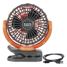 Ventilador Portátil Recargable / 2 Velocidades / Autonomía 5-9 Horas / Montaje 360° / USB-C / Pinza e Imán