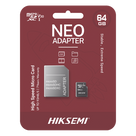 Memoria microSD con Adaptador / 64 GB / Clase 10 / Lectura 92 MB/s / Escritura 30 MB/s / NAND TLC / Resistente a Agua y Golpes