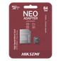 Memoria microSD con Adaptador / 64 GB / Clase 10 / Lectura 92 MB/s / Escritura 30 MB/s / NAND TLC / Resistente a Agua y Golpes