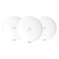 Kit de 3 - Punto de Acceso Wi-Fi 6 /  1.775 Gbps / MU-MIMO 2x2:2 (2.4GHz y 5GHz) / Smart Antenna 20% más cobertura / Instalación en techo y pared / Seguridad WP3 / Con Administración Gratuita desde