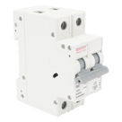 Protección Térmica/ Interruptor 2P, 63 A,  Corriente Alterna  400 Vca para Aplicación Fotovoltaica Montaje Riel DIN