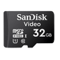 Memoria microSD SanDisk 32GB / Alta Resistencia / Videovigilancia / Clase 10