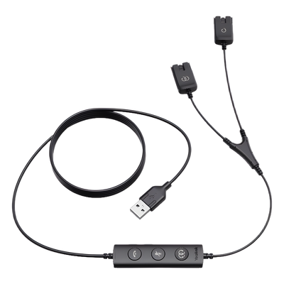 Cable para Entrenamiento en “Y” para Diademas Yealink de la Serie YHS (1 PIEZA)