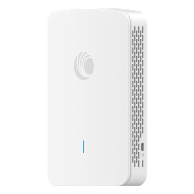 Punto de Acceso Empresarial Wi-Fi 6 / Con diseño para Pared /  3 Puertos Gigabit (1 con Salida PoE) / Doble banda en ( 2.4 y 5 GHz) / Hasta 2.5 Gbps / Gestión desde la Nube / Alimentación PoE af