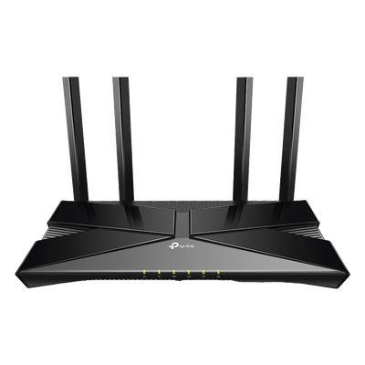 Router WiFi 6 doble banda AX 3000 Mbps /  MU-MIMO y OFDMA / 1 Puerto WAN 10/100/1000 Mbps / 4 Puertos LAN 10/100/1000 Mbps / 4 Potentes Antenas.