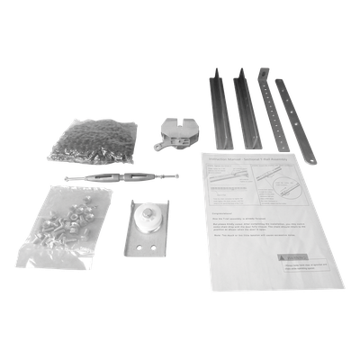 Kit de Riel tipo T / 3mts / Compatible C / Motor ACCESSFORCE / FS1000APPRT / Incluye 3 secciones de riel / 2 Coples / 6 mts de cadena .
