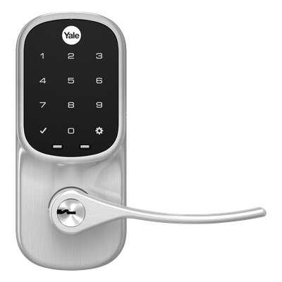 Cerradura Autónoma YRL226 con Teclado Táctil y Manija /Smarphone Control Opcional/ Para puertas de 35 mm a 45 mm de espesor.