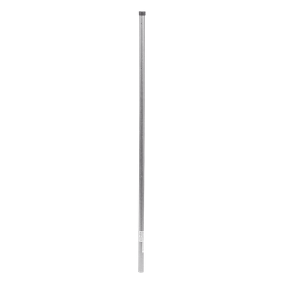 Poste de Esquina de 1.2m para Cerca Electrificada de Tubo Galvanizado cal. 18 de 1\"Diam. Ideal para 5 Aisladores (No incluidos).