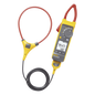 Pinza Amperimétrica de Corriente CC/CA de Verdadero Valor Eficaz con iFlex CAT III 1500 V. Ideal para Sistemas Solares, Eólicos, Baterías, Inversor, etc.