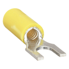 Terminal Horquilla Aislada / 12-10 AWG / Amarillo / 25 piezas / Crimp / 24.3 x 13.4 x 6.8 mm