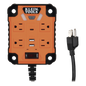 Multicontacto Powerbox 1, con 4 Salidas 120 Vca, 2 USB-A / 1 USB-C, Luces LED Integradas y Soporte Magnético
