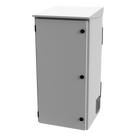Gabinete Exterior IP / Rack 19\" 24U / Ventiladores con Termostato / Acero Galvanizado / Filtro Antipartículas / Cerradura Doble