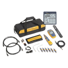 Kit Verificador de Red / Comprobación Voz-Datos-Video / Pantalla LCD Retroiluminada / Detección PoE 90W / Sonda Intellitone Pro 200 / 295 ft (90 m)