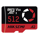Memoria microSDXC / 512 GB / Lectura 180 MB/s / Escritura 150 MB/s / V30 U3 A2 / Resistencia -25°C a 85°C