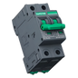 Protección Térmica/ Interruptor 2P, 32 A,  Corriente Directa  800 Vcc para Aplicación Fotovoltaica Montaje Riel DIN