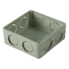 Caja Cuadrada Conduit / PVC Pesado 1/2\" / NMX-E-012 / Autoextinguible / Apto para Sistemas Aislados a Tierra