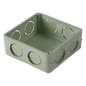 Caja Cuadrada de 1/2\"  para Instalaciones de PVC Conduit Pesado.