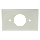 Placa de Contacto Sencilla / Material ABS / Color Marfil / Uso Interior