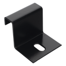 Grapa de Fijación para Escalera Tubular / 1.5\" de Peralte / 12\" de Ancho / Acero al Carbón / Pintura Epóxica Negra