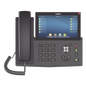 Teléfono IP empresarial para 20 lineas SIP, pantalla táctil, Bluetooth integrado para diadema, PoE y hasta 127 botones DSS con doble puerto Gigabit, soporta recepción de video