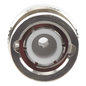 Conector BNC Macho de Anillo Plegable para Cable LP-195, LP-142, LMR-195, RG-58/U, RG-142/U, Níquel/ Oro/ Delrin.